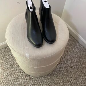 Clarks Black Ankle Booties